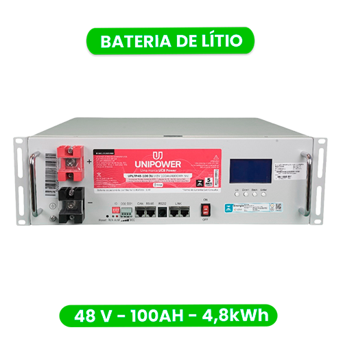 BATERIA DE LITIO UNIPOWER 48V 4,8kWh 100AH