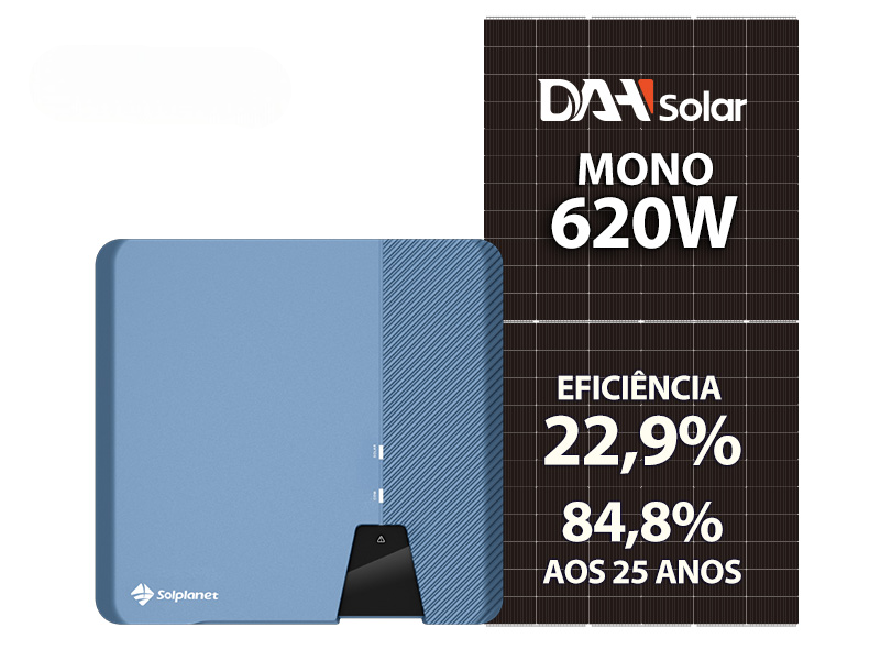GERADOR DE ENERGIA SOLAR SOLPLANET GF 4,96KWP DAH 620W