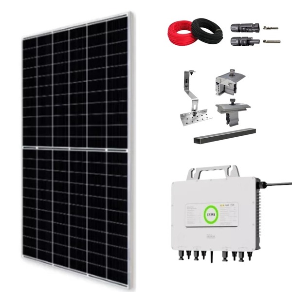 Kit Painel Solar Residencial 936kw/mês Microinversor Saj 2,25kw 4 Mppt Monofásico 220v Com Wi-fi
