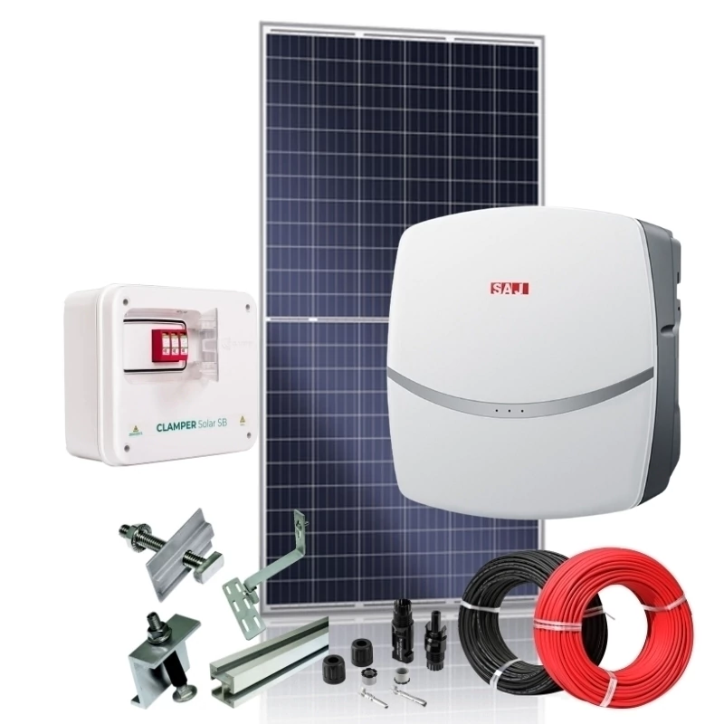 Kit Solar com  - Inversor SAJ - e módulos DAH 700Wp